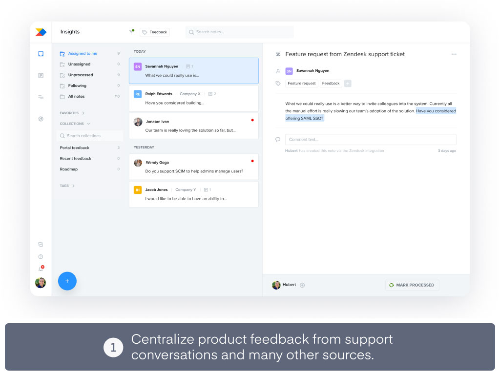 Productboard screenshot 1